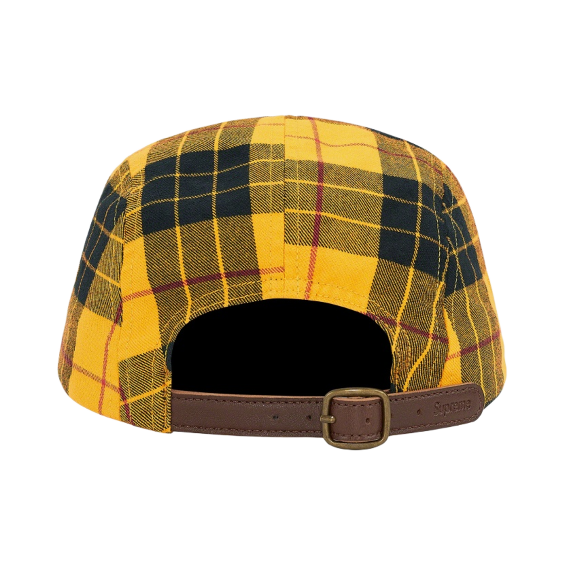 슈프림 워시드 치노 트윌 캠프캡 옐로우 타탄 - 20FW(Supreme Washed Chino Twill Camp Cap Yellow Tartan - 20FW) - 2