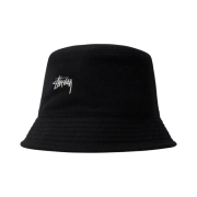 Stussy Melton Wool Deep Bucket Hat Black