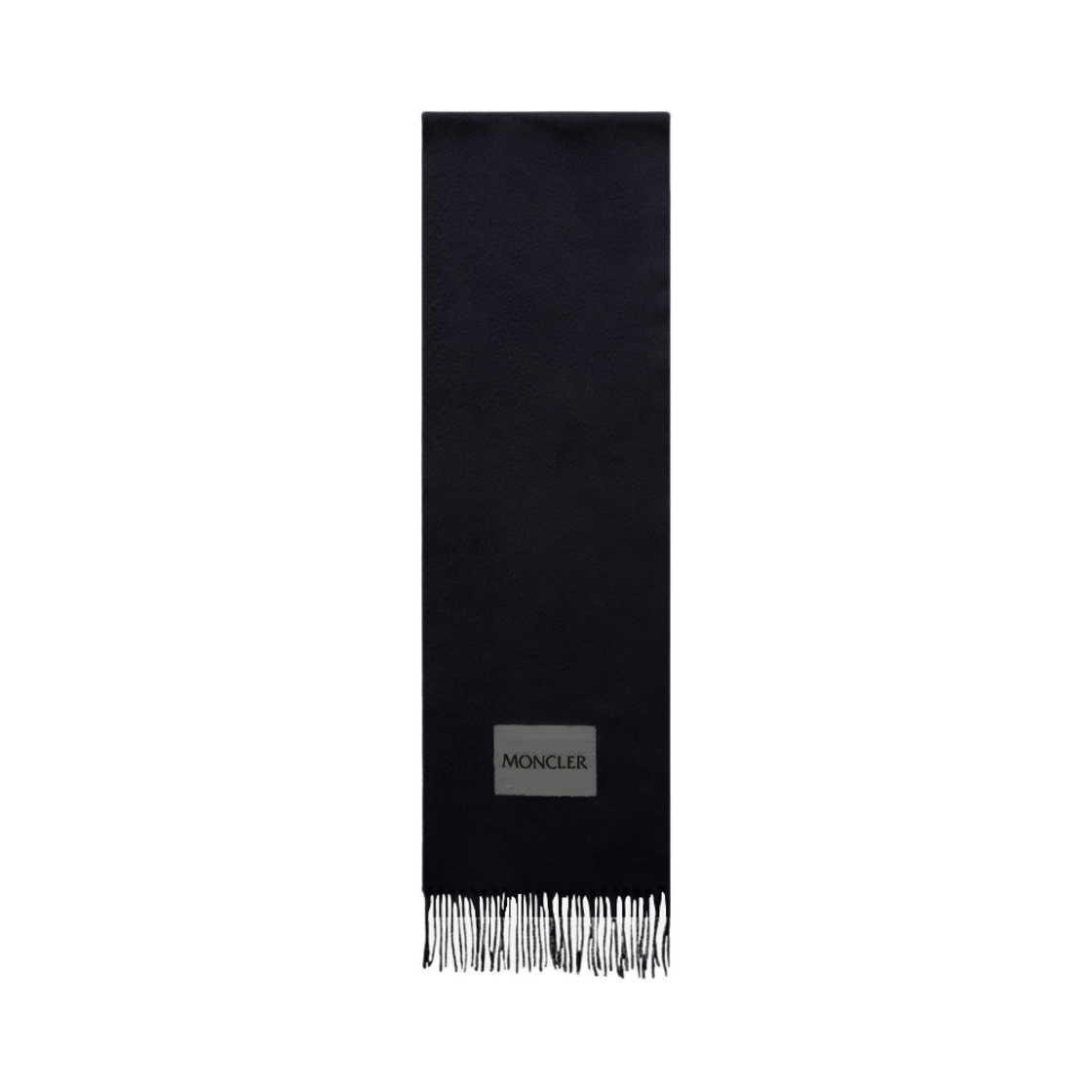 몽클레르 울 로고 스카프 네이비 블루 - 22FW(Moncler Wool Logo Scarf Navy Blue - 22FW) - 1