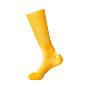 LI2 Black Wing Running Knee Socks Yellow Gold