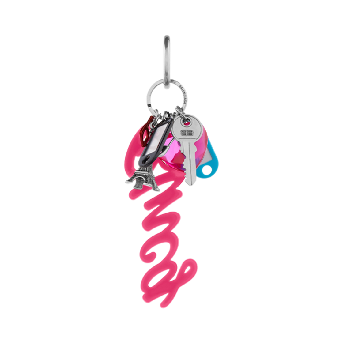 발렌시아가 키체인 아워글래스 소프트 빅 수베니어 멀티컬러(Balenciaga Keychain Hourglass Soft Big Souvenirs Multicolored) - 1