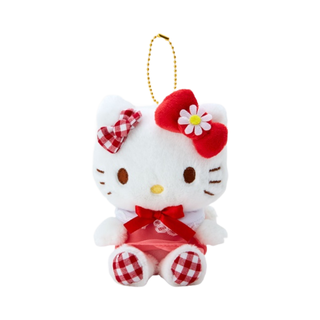 산리오 헬로 키티 깅엄 엔젤 시리즈 마스코트 홀더(Sanrio Hello Kitty Gingham Angel Series Mascot Holder) - 1