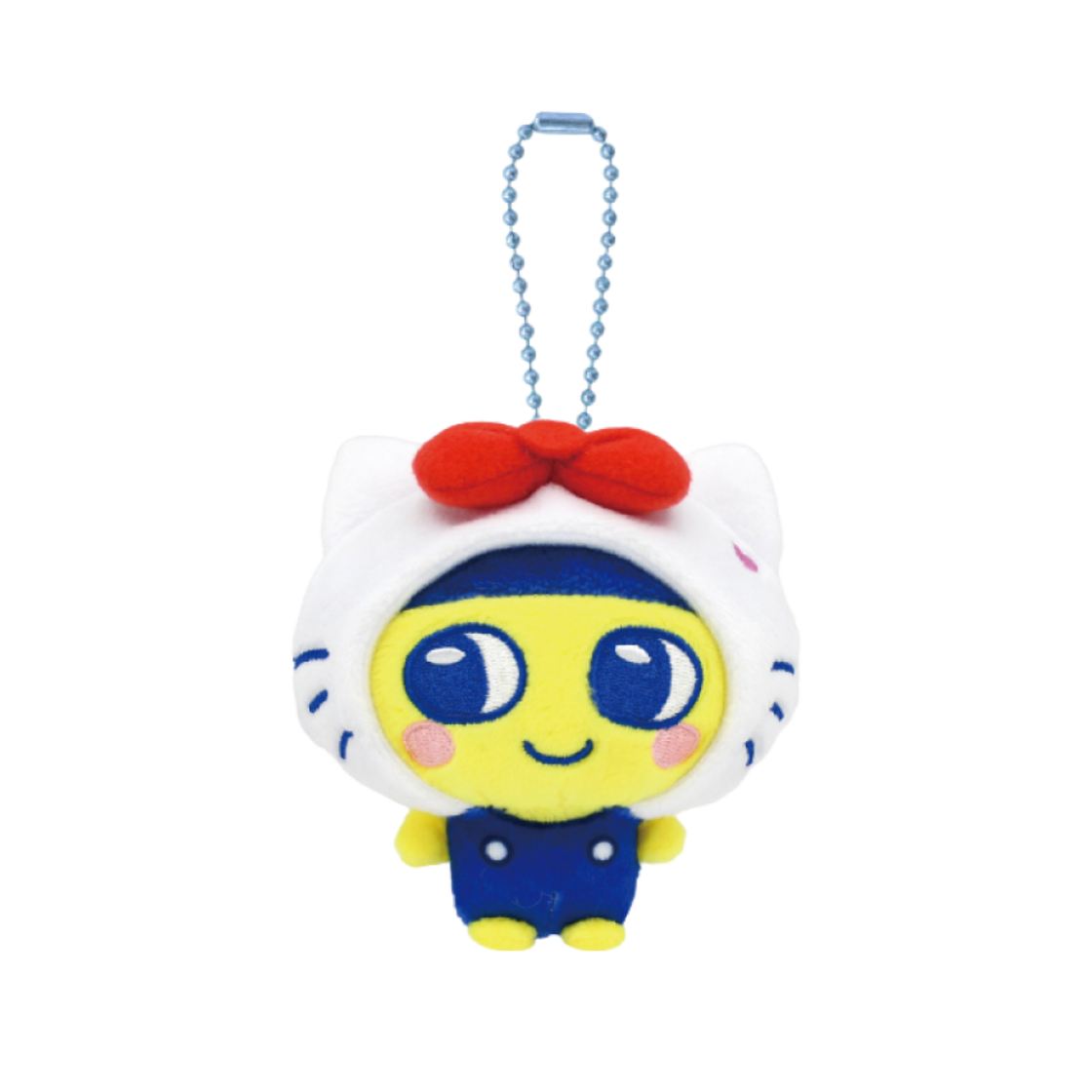 반다이 다마고치 x 산리오 캐릭터 플러시 마스코트 키체인 마메치(Bandai Tamagotchi x Sanrio Characters Plush Mascot Keychain Mametchi)