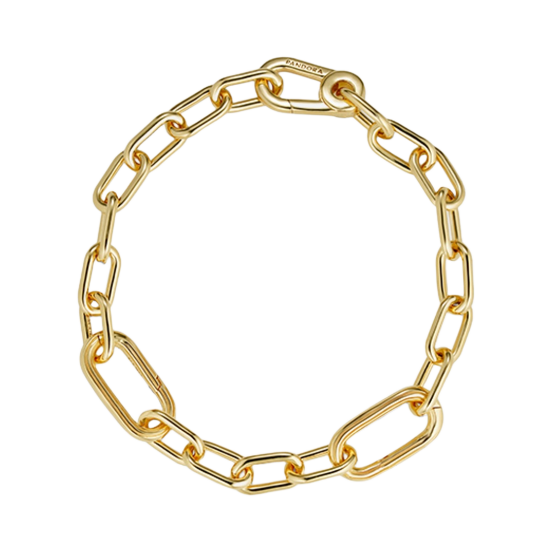 (W) 판도라 미 링크 체인 브레이슬릿 골드 플래팅((W) Pandora Me Link Chain Bracelet Gold Plated) - 1