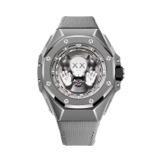 Audemars Piguet x Kaws Royal Oak Concept Tourbillon Companion Hand-Wound 43mm Light Grey Calfskin Bracelet Titanium (Edition of 250)