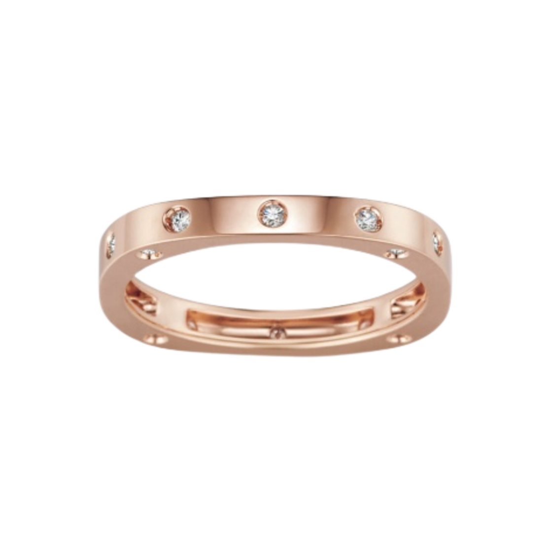 골든 듀 리플렉션3 링 핑크 골드(Golden Dew Reflection3 Ring Pink Gold)