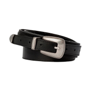 Lemaire Minimal Western Belt Cow Leather Black