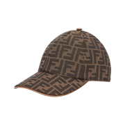Fendi FF Jacquard Baseball Cap Brown