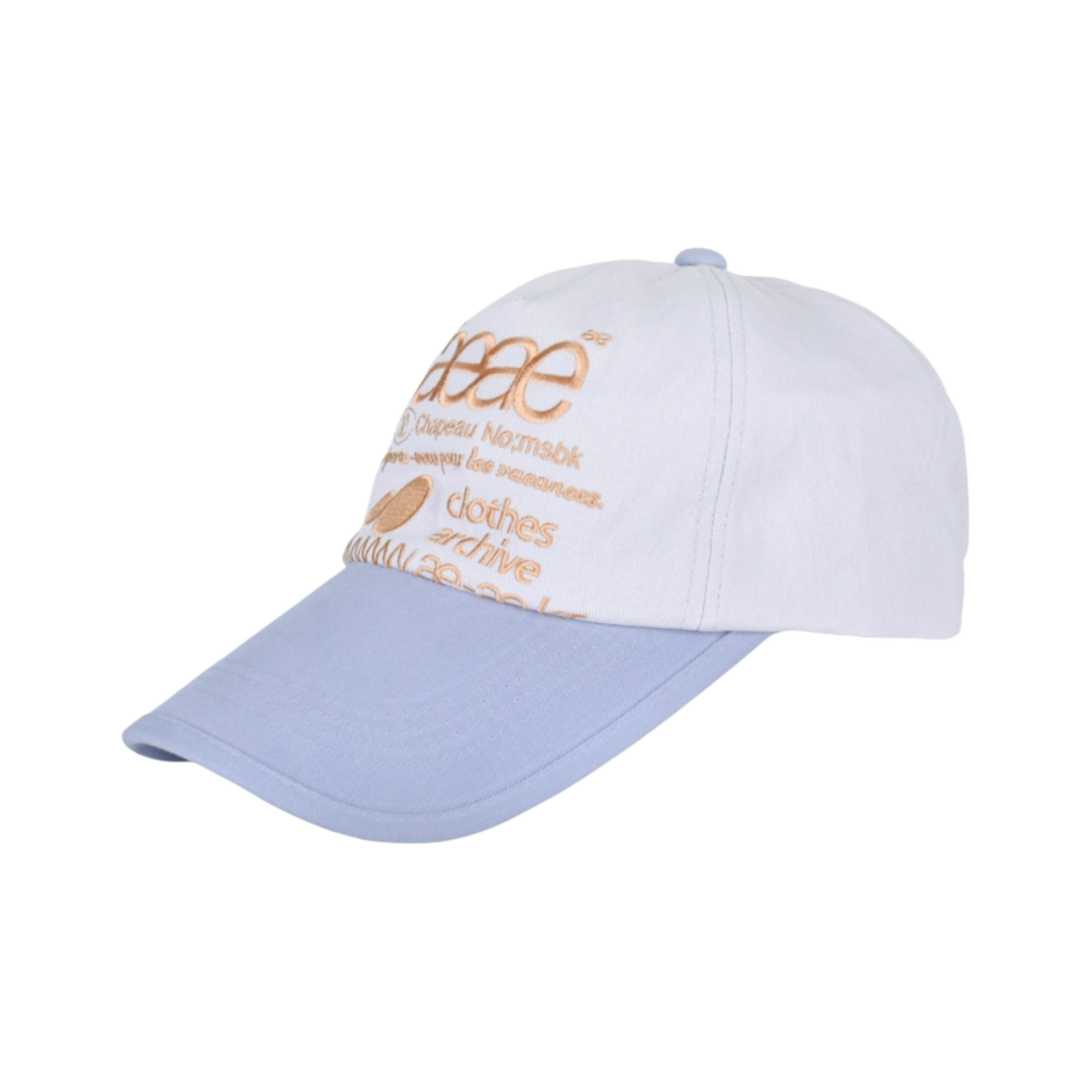 에이에이 웹 로고 5 패널 볼캡 그레이쉬 퍼플(Aeae Web Logo 5 Pannel Ball Cap Greyish Purple) - 2