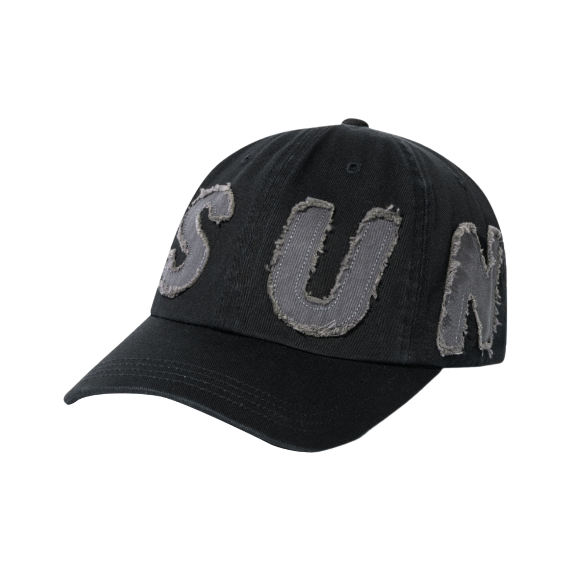 SL243WHWBC02BK/SLCO0WHWBC02 Sunlove Cut Off Capital Cap Black
