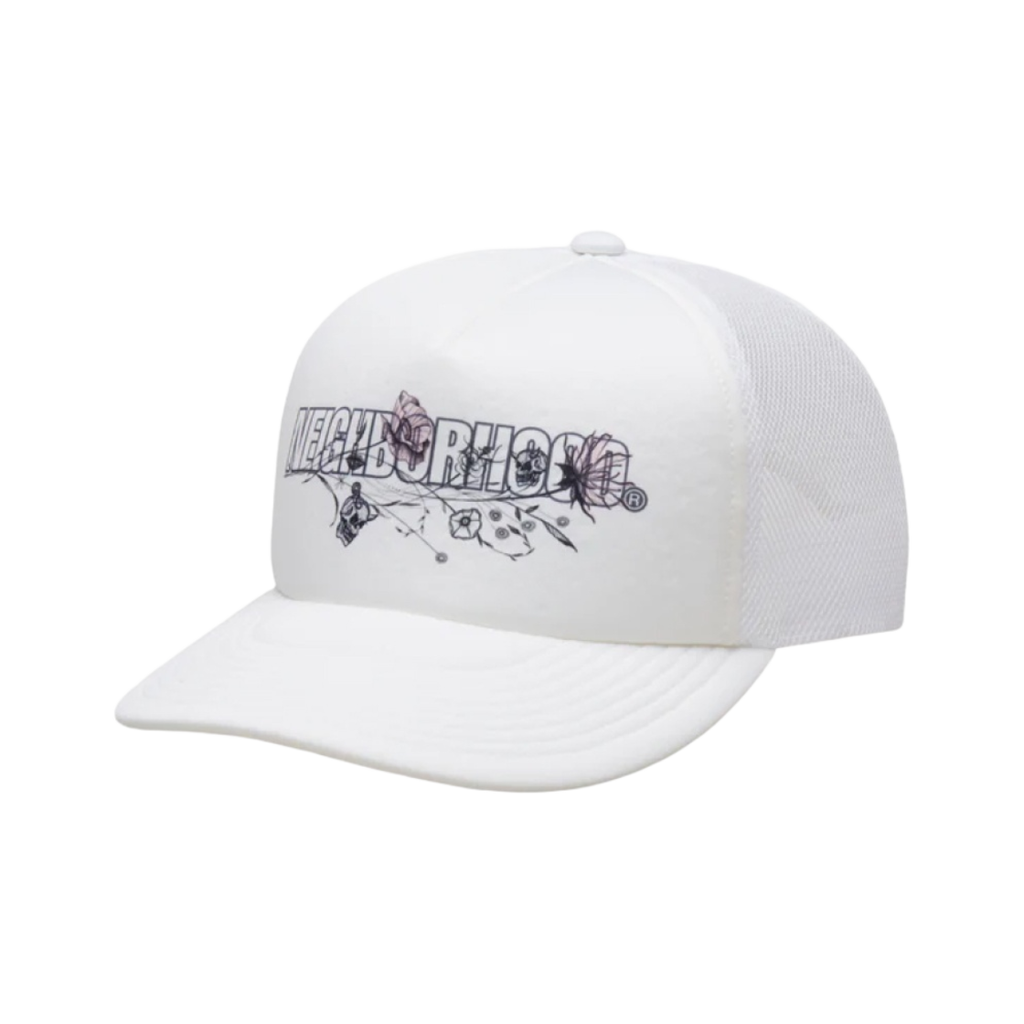 241HCDWN-HT01S Neighborhood x Dr. Woo Mesh Cap White