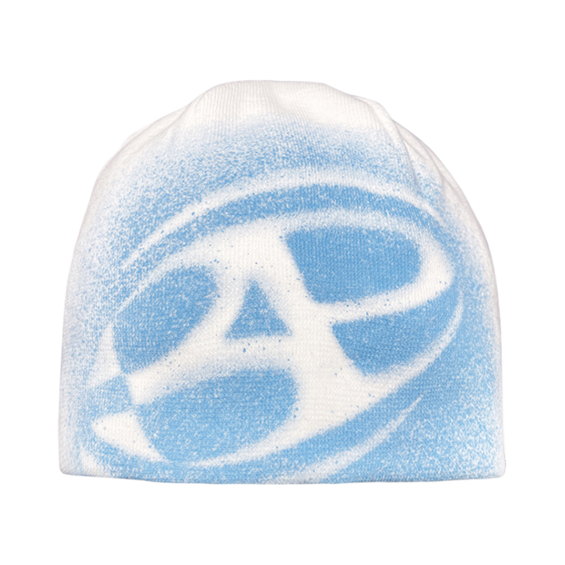 24FWCP009 BP2DISORDER Big Logo Spray Beanie White Blue