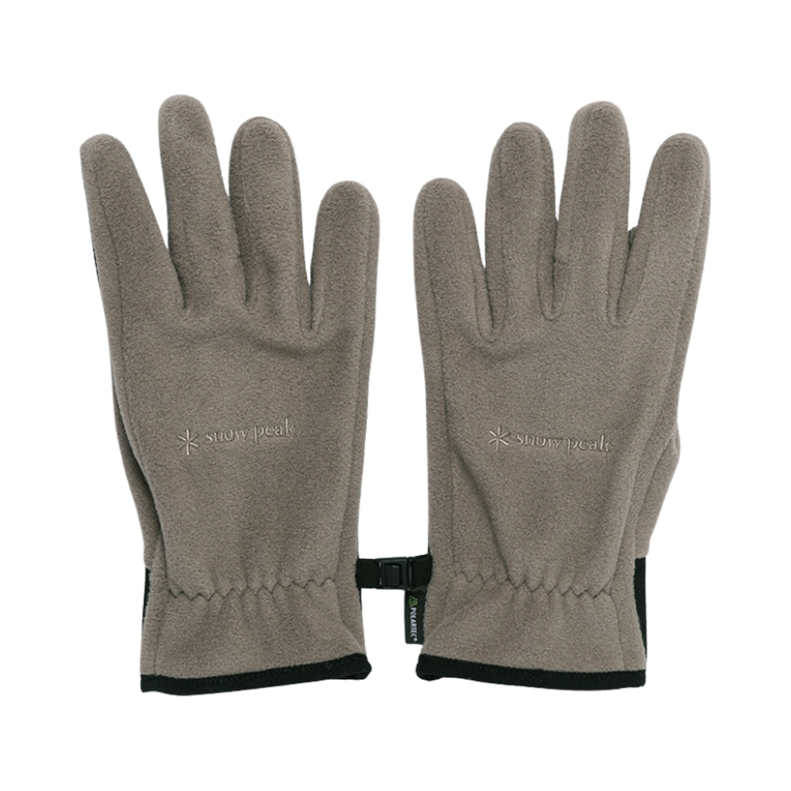 S24WMTGL02DK Snow Peak Polartec Gloves Dark Khaki