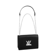 Louis Vuitton Twist MM Epi Black Silver