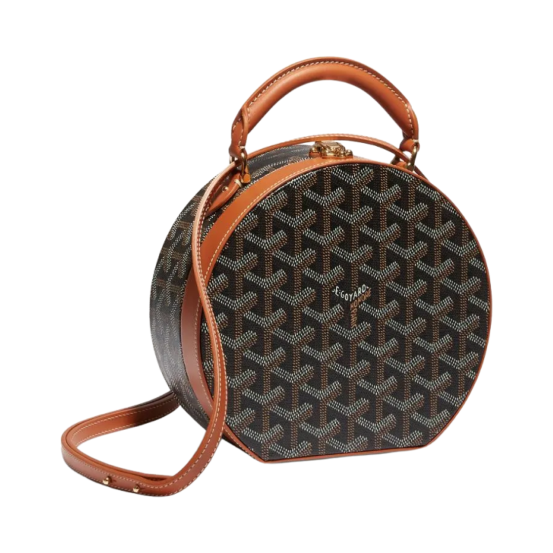 고야드 알토 박스 트렁크백 블랙 탄(Goyard Alto Box Trunk Bag Black Tan) - 1