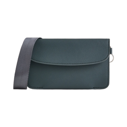 KHM040168-307 Kith 101 x Auralee Double Pouch Crossbody Bag Court