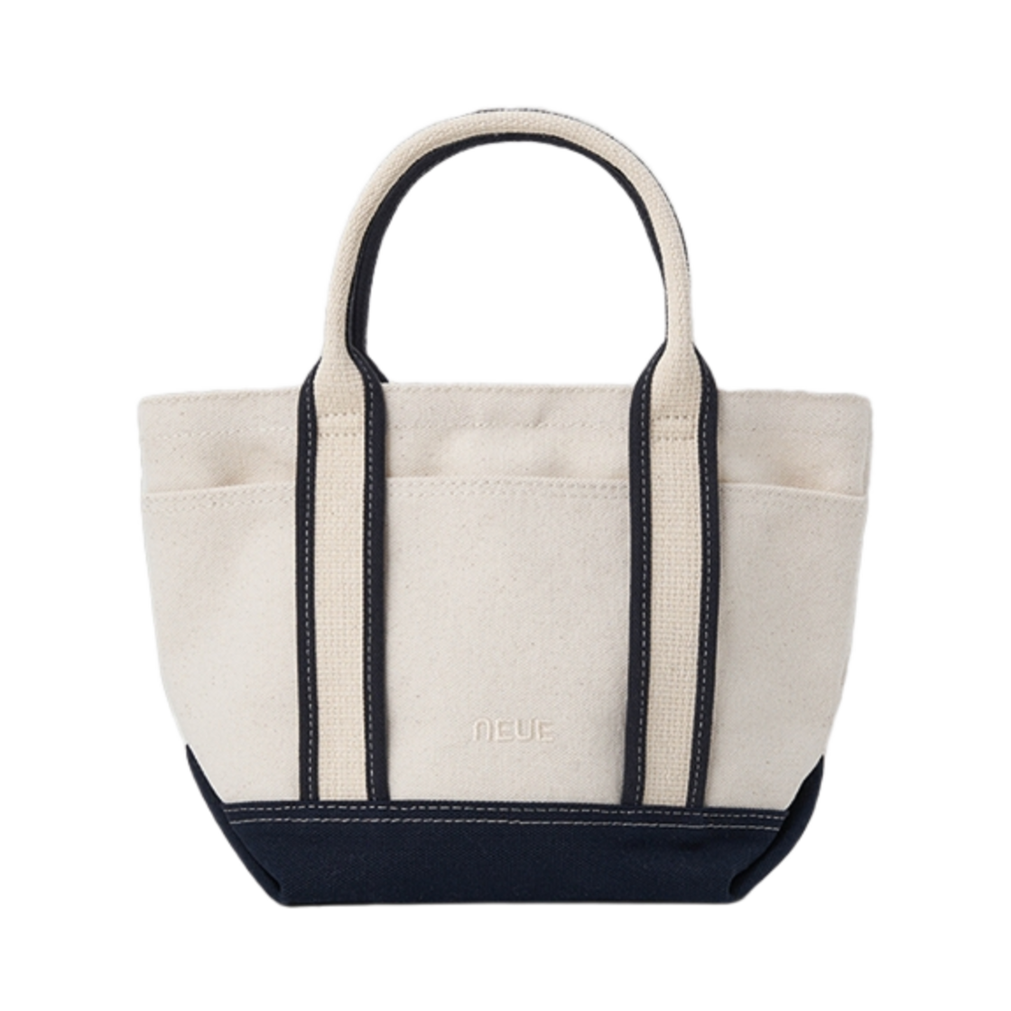 노이에 캔버스 미니 토트백 네이비(Neue Canvas Mini Tote Bag Navy)