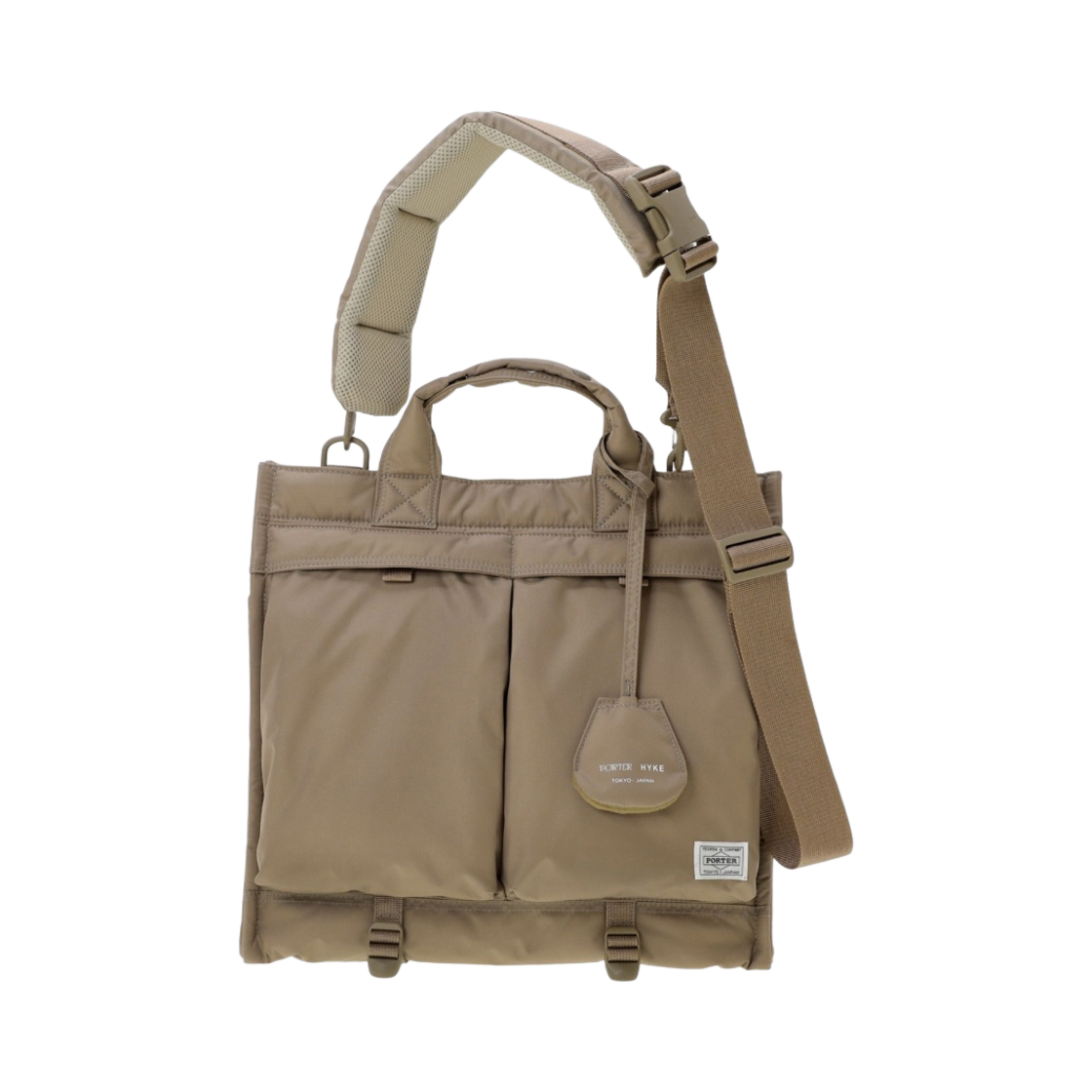 포터 x 하이크 투웨이 토트백 샌드 스톤(Porter x Hyke 2Way Tote Bag Sand Stone) - 1