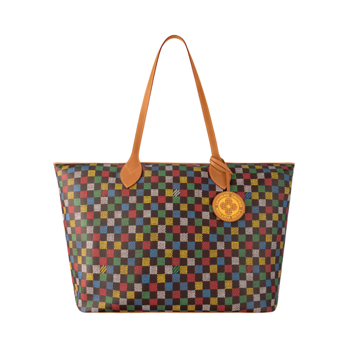 루이비통 네버에버풀 다미에 에벤 멀티컬러(Louis Vuitton Nevereverfull Damier Ebene Multicolor) - 1