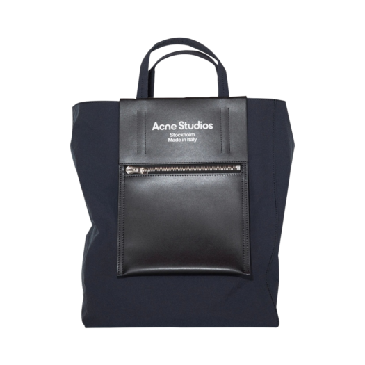 C10069-Z33 Acne Studios Baker Out Medium Tote Bag Black