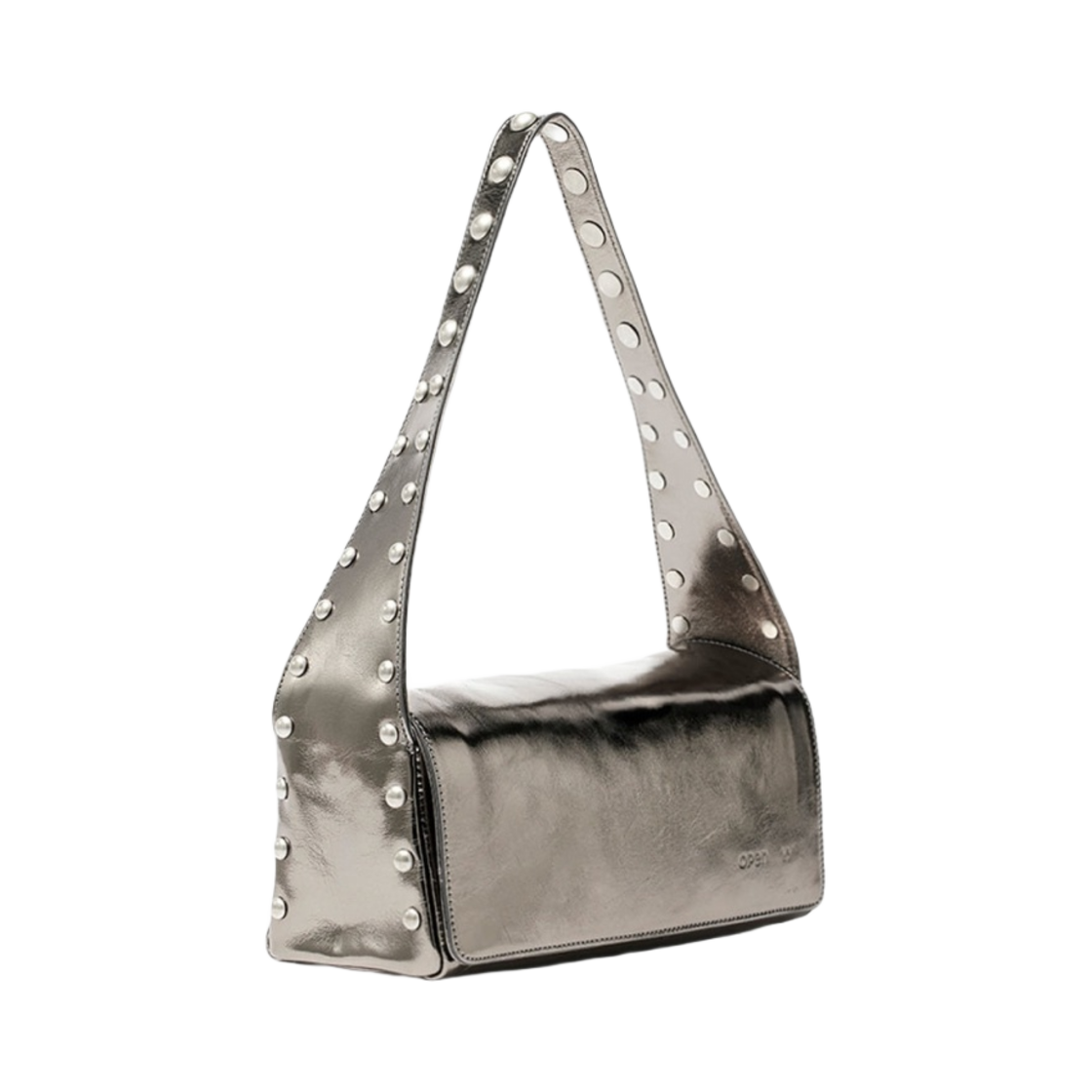 오픈 Yy 스터드 더플백 건메탈(Open Yy Stud Duffle Bag Gunmetal)