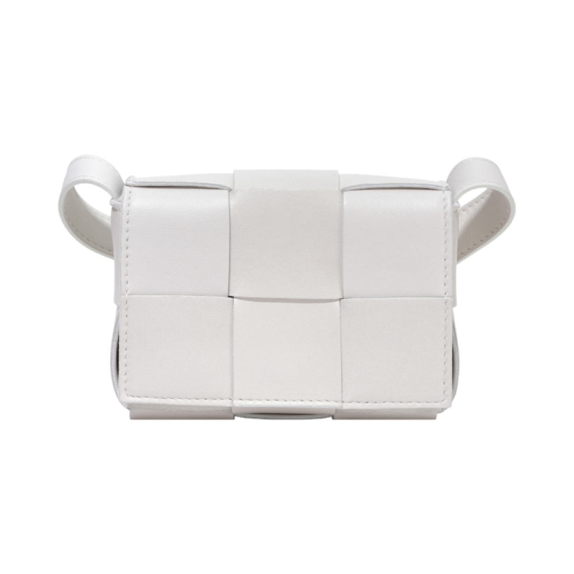 보테가 베네타 미니 레더 카세트백 화이트(Bottega Veneta Mini Leather Cassette White)