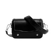 Lemaire Ransel Mini Satchel Glossy Leather Black