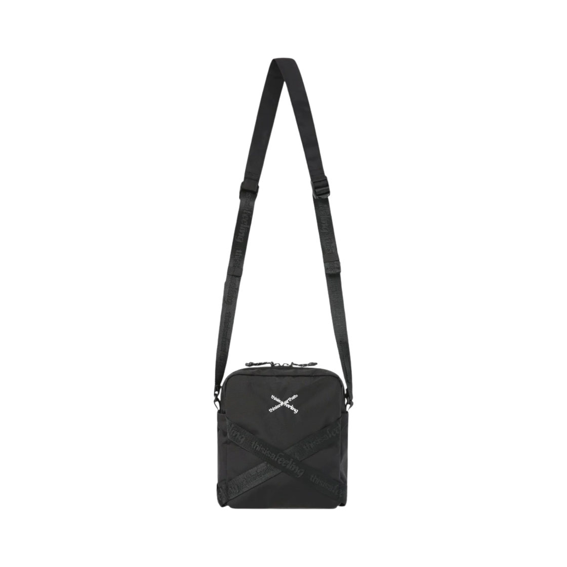 디스이즈네버댓 x 퍼블릭 릴리즈 DJ 백 블랙(thisisneverthat x Public Release DJ Bag Black)