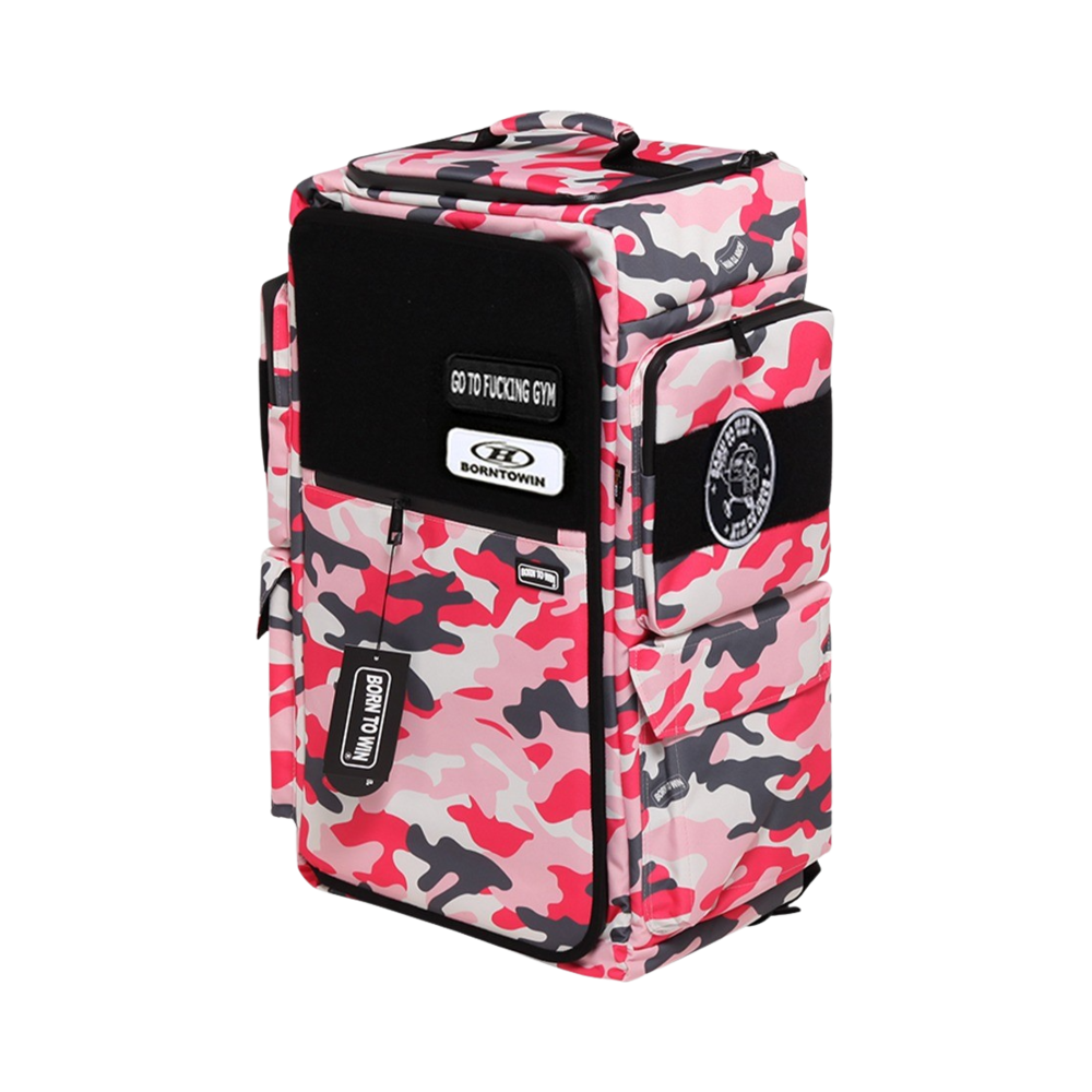 BA5UBP401PC BORN TO WIN B1 Backpack Patch Ver Pink Camo