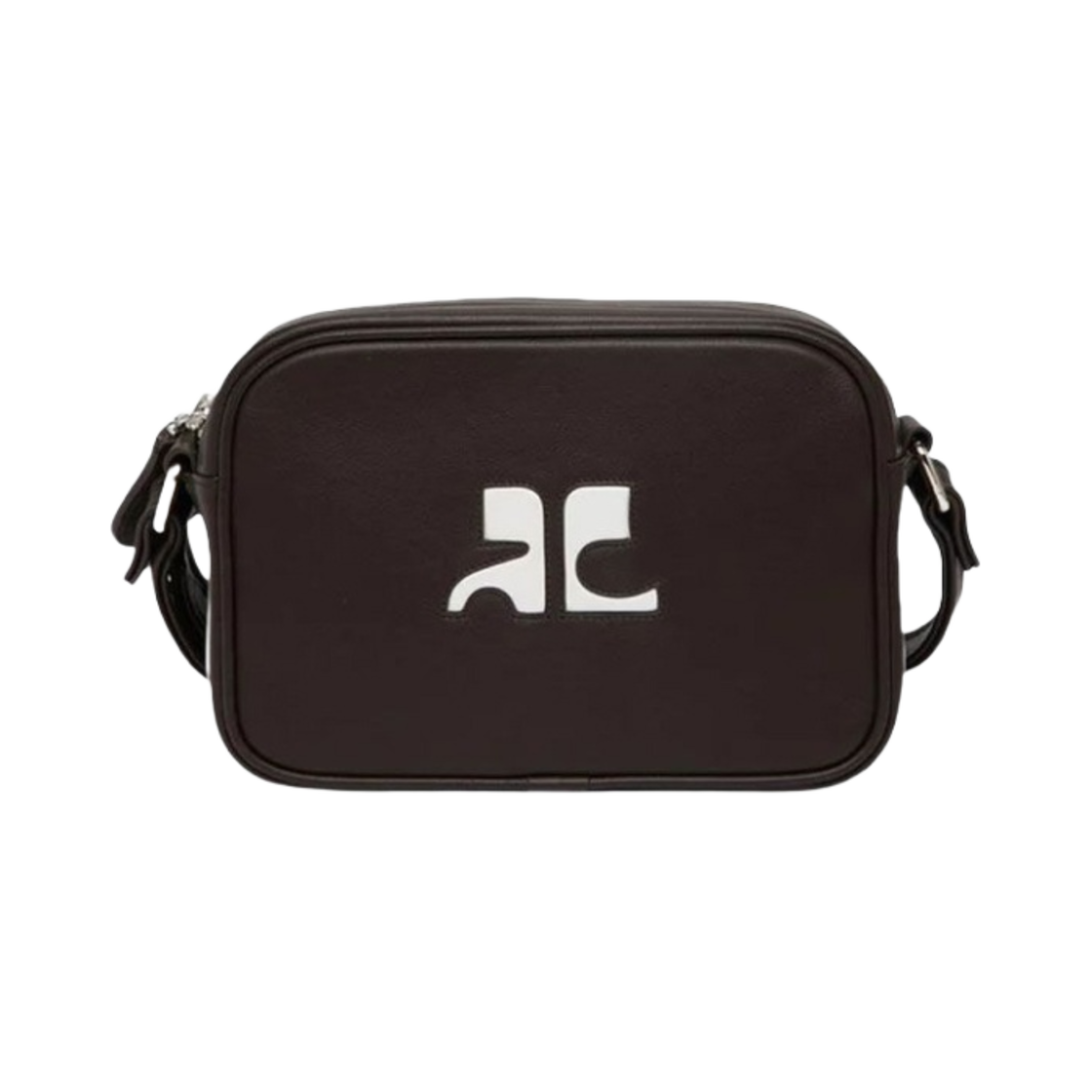 PERGSA049CR00101983 Courreges Reedition Camera Bag Chocolate