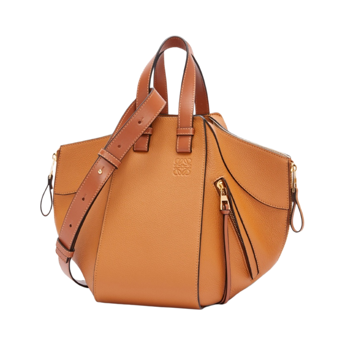 로에베 스몰 해먹백 소프트 그레인드 카프스킨 라이트 카라멜(Loewe Small Hammock Bag in Soft Grained Calfskin Light Caramel) - 2