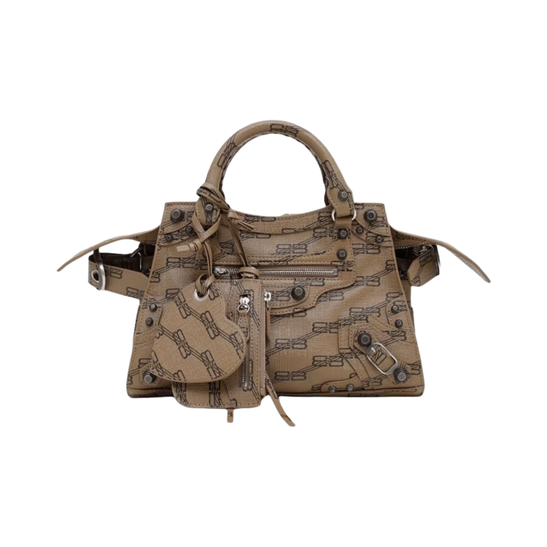 발렌시아가 네오 카골 XS BB 모노그램 브라운(Balenciaga Neo Cagole XS BB Monogram Brown) - 1