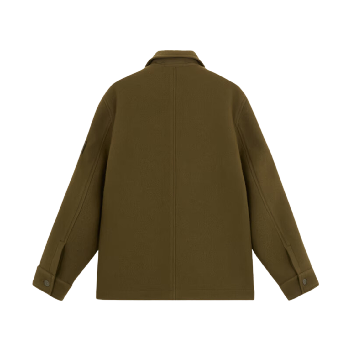 스톤 아일랜드 455F5 고스트 헤비 멜튼 소프트 자켓 위드 포켓 밀리터리 그린 - 24FW(Stone Island 455F5 Ghost Heavy Melton Soft Jaket with Pockets Military Green - 24FW) - 2