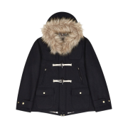 Safarispot Region Motors Club Fake Fur Duffle Coat