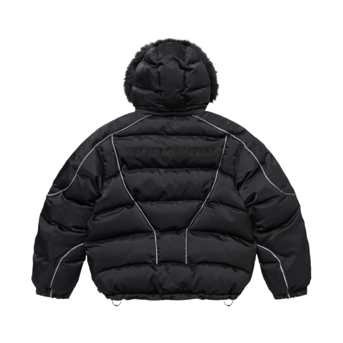 슈프림 x 조던 퍼퍼 자켓 블랙 - 24FW(Supreme x Jordan Puffer Jacket Black - 24FW)