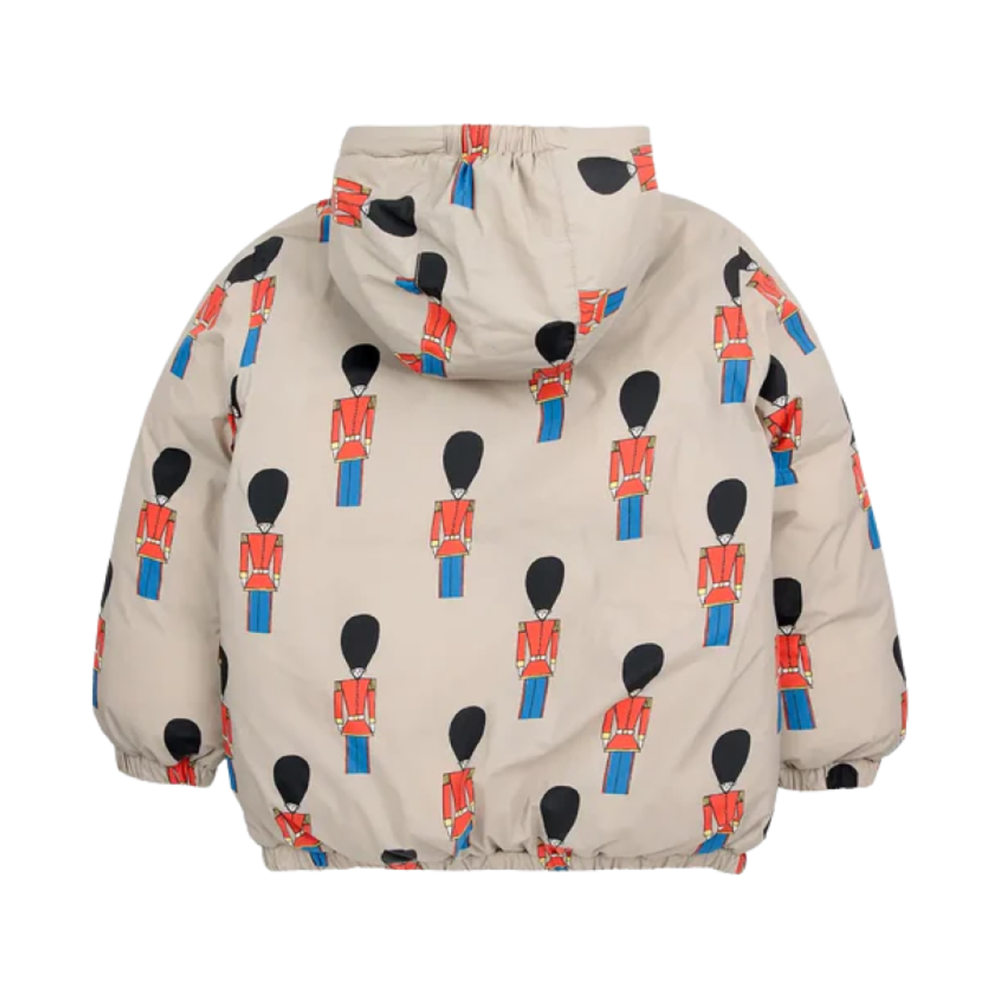 (키즈) 보보쇼즈 리틀 틴 솔져 패딩 아노락 베이지((Kids) Bobo Choses Little Tin Soldiers Padded Anorak Beige) - 2