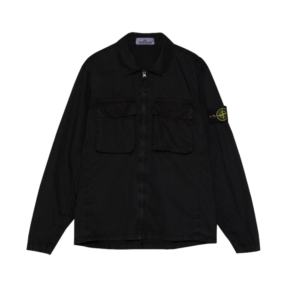 스톤 아일랜드 114WN 올드이펙트 오버셔츠 블랙 - 22SS(Stone Island 114WN T.CO+OLD Overshirt Black - 22SS)