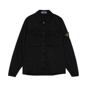 Stone Island 114WN T.CO+OLD Overshirt Black - 22SS
