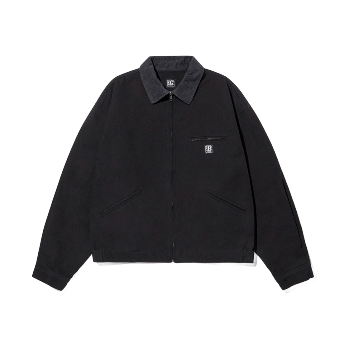 USMJK01 Unsteady Market Vintage Work Jacket Black