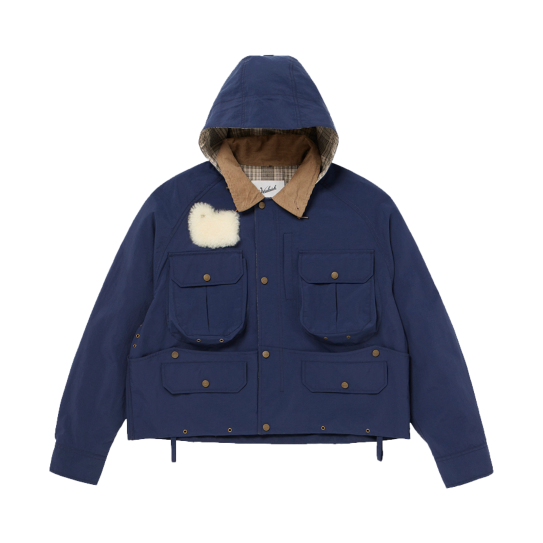KM5BOTBWR04NY Woolrich Recyle Nylon Oxford Jacket Navy - 25SS