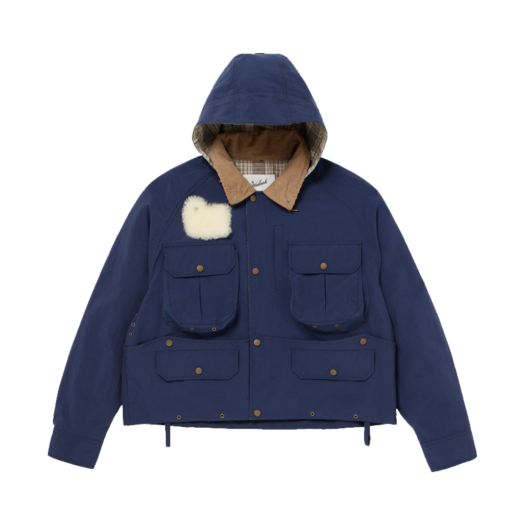 KM5BOTBWR04NY Woolrich Recyle Nylon Oxford Jacket Navy - 25SS
