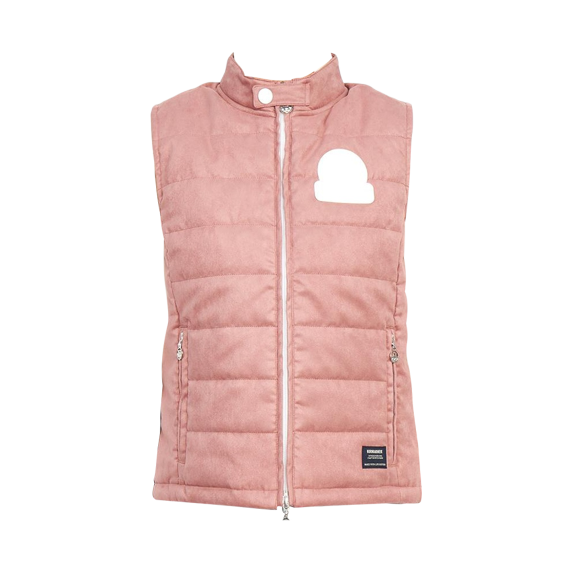 HSW-2C-AD03 (W) Horn Garment Golf Wear Sign Down Vest Pink
