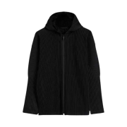 Homme Plisse Issey Miyake MC June Hooded Jacket Black