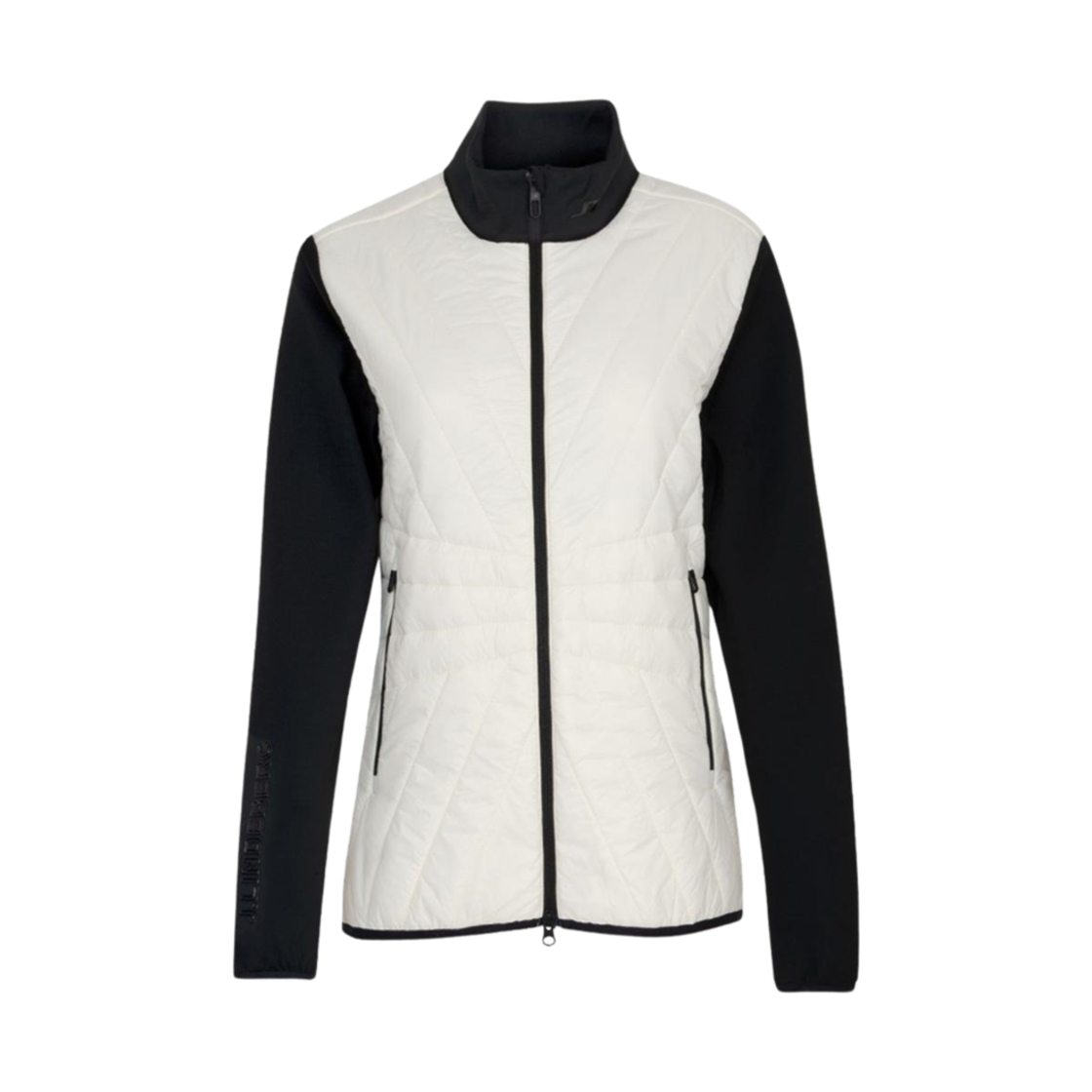 (W) 제이린드버그 홀마 퀼트 하이브리드 자켓 위스퍼 화이트((W) J.Lindeberg Holma Quilt Hybrid Jacket Whisper White)