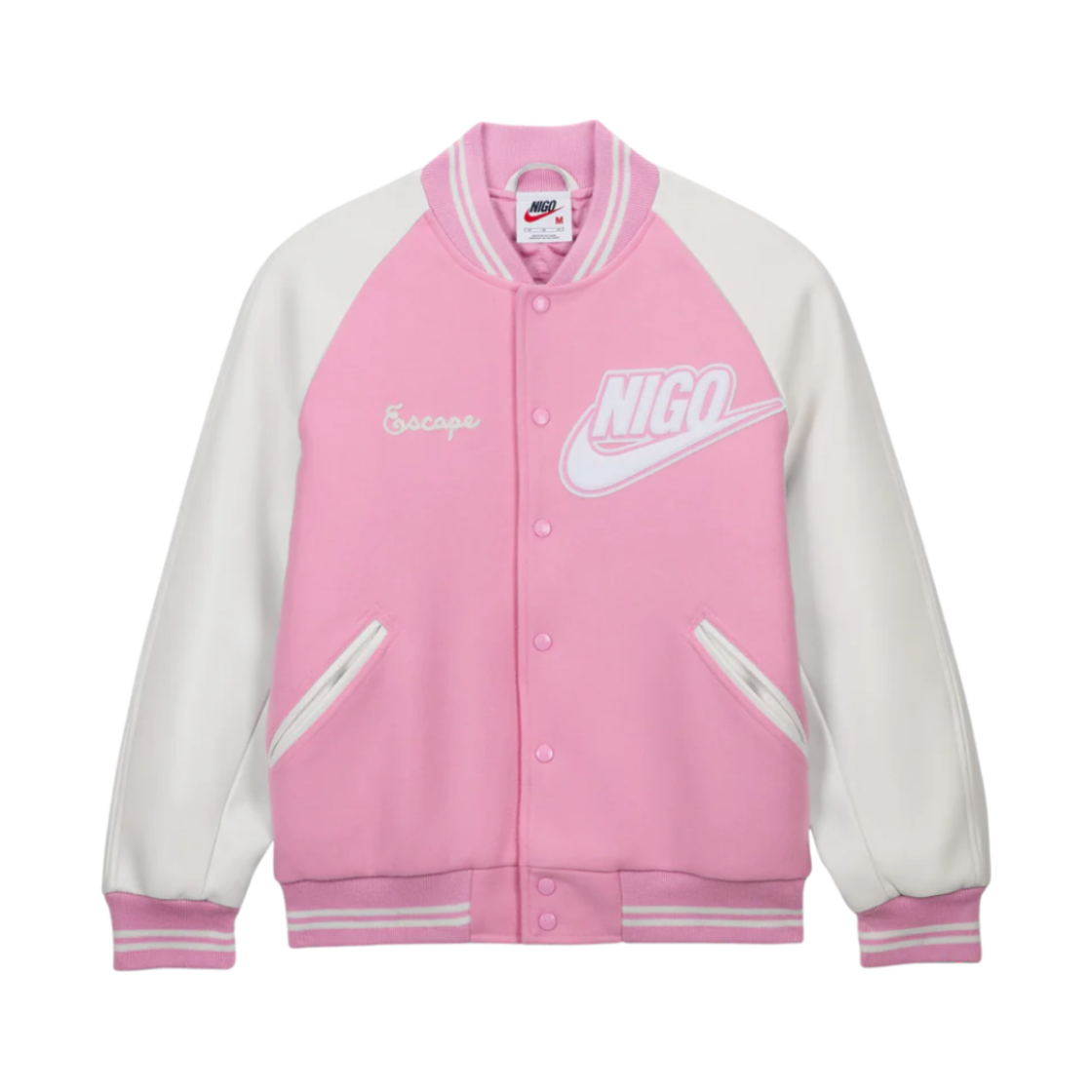 나이키 x 니고 바시티 자켓 핑크 (FV5670-621)(Nike x Nigo Varsity Jacket Pink (FV5670-621))