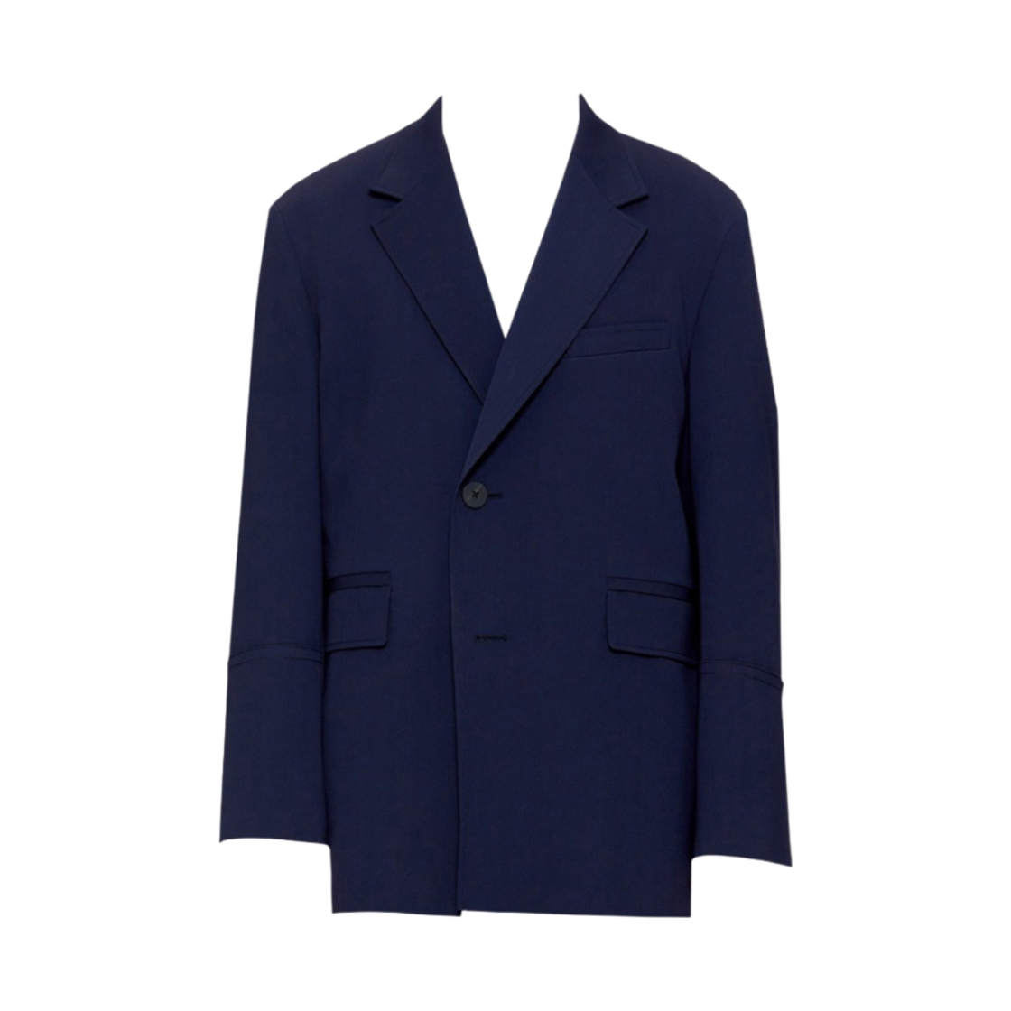 우영미 커프스 디테일 자켓 네이비 - 22SS(Wooyoungmi Cuffs Detail Jacket Navy - 22SS) - 2