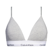 (W) Calvin Klein Modern Cotton Lightly Lined Triangle Bra Grey Heather