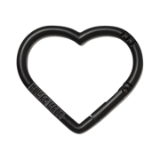 Human Made Heart Carabiner Black