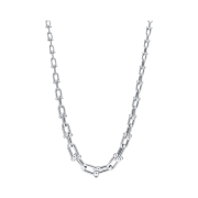 Tiffany & Co. Tiffany Hardwear Graduated Link Necklace Silver