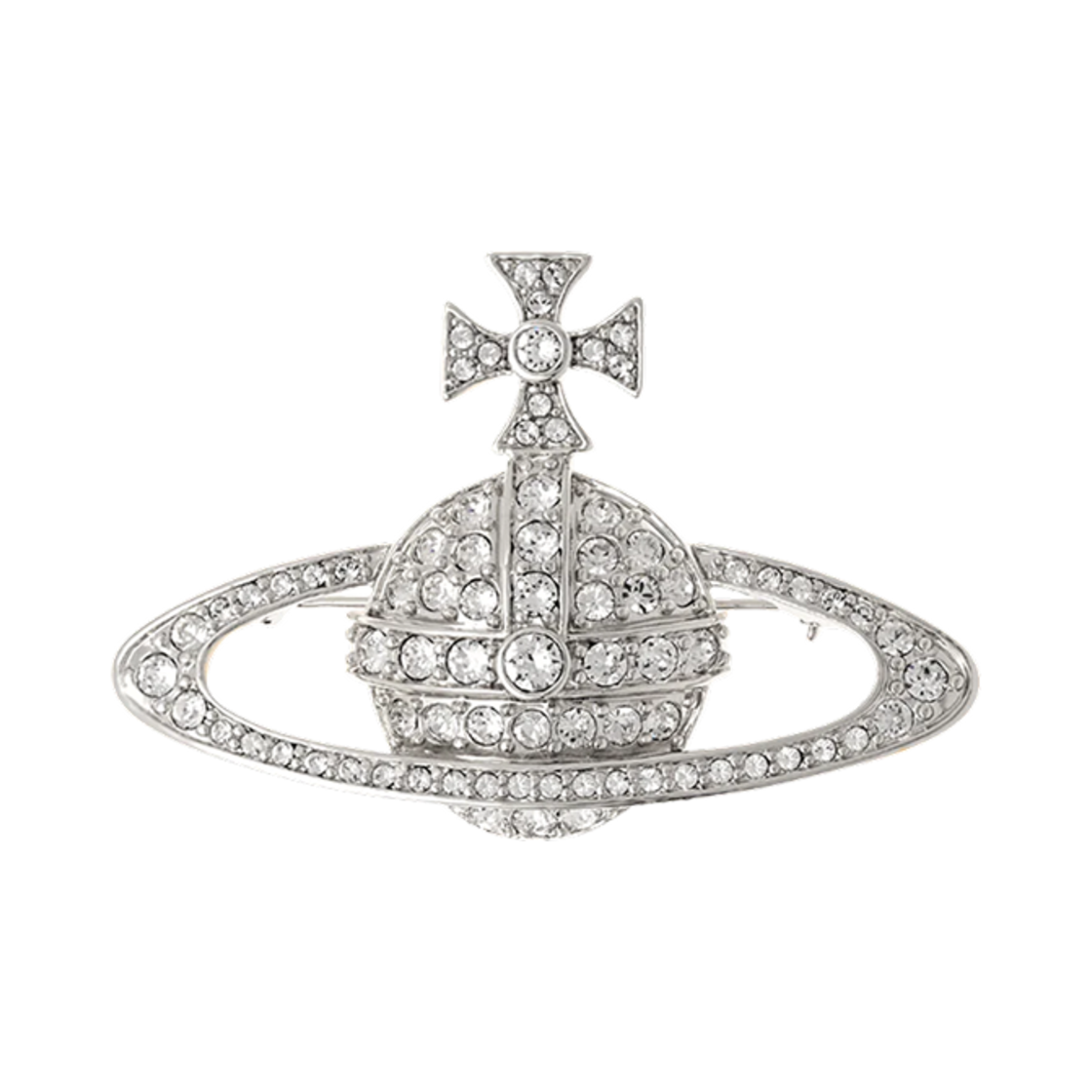 (W) 비비안 웨스트우드 바스 릴리프 브로치 실버((W) Vivienne Westwood Bas Relief Brooch Silver) - 1